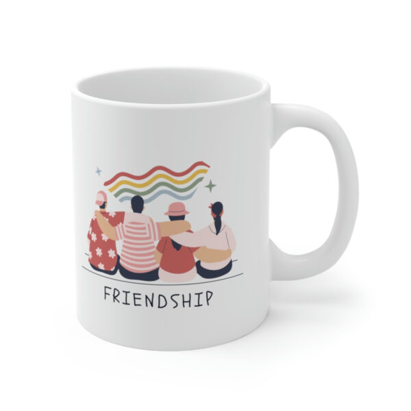 Best Friend – White Ceramic Mug Cup 11 oz for Friend