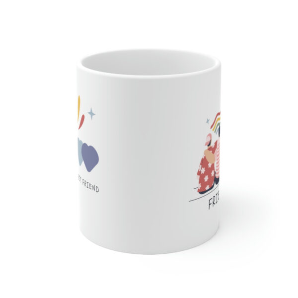 Best Friend – White Ceramic Mug Cup 11 oz for Friend - Image 2