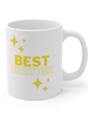 Best Brother – White Ceramic Mug Cup 11 oz for Brother