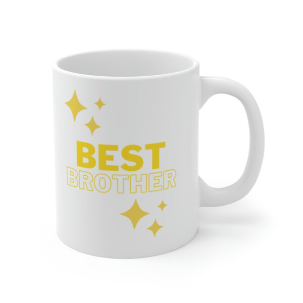 Best Brother – White Ceramic Mug Cup 11 oz for Brother