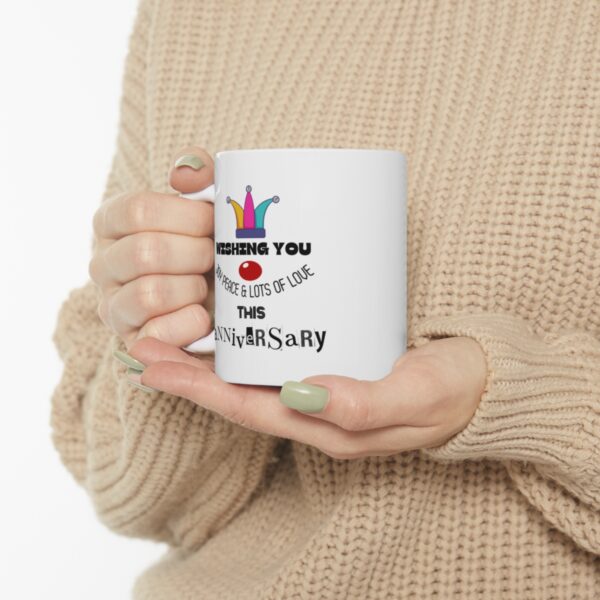 Anniversary wishes – White Ceramic Mug Cup 11 oz Gift for Annivarsary - Image 10