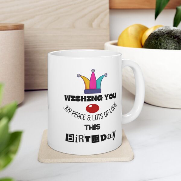 Birthday wishes – White Ceramic Mug Cup 11 oz Gift for Birthday - Image 7