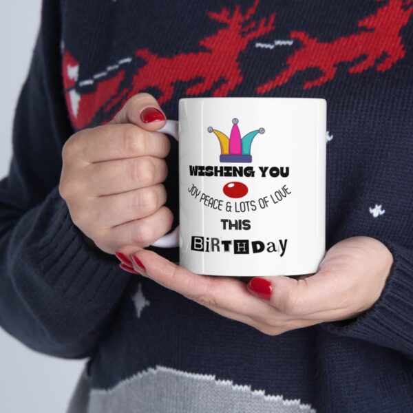 Birthday wishes – White Ceramic Mug Cup 11 oz Gift for Birthday - Image 11