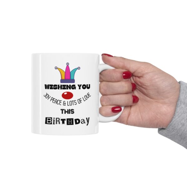 Birthday wishes – White Ceramic Mug Cup 11 oz Gift for Birthday - Image 12