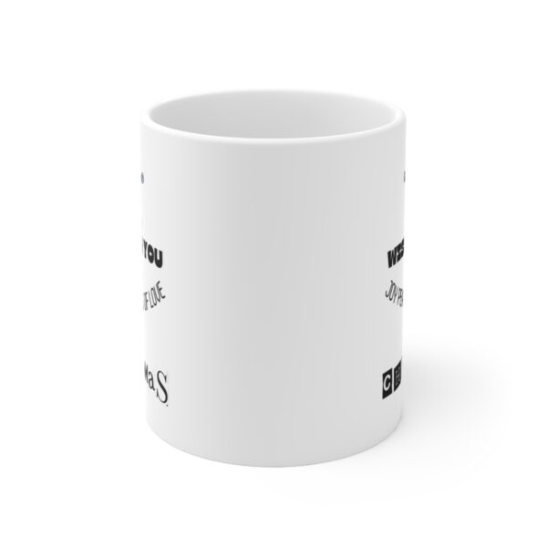 Christmas wishes – White Ceramic Mug Cup 11 oz Gift for Christmas - Image 2