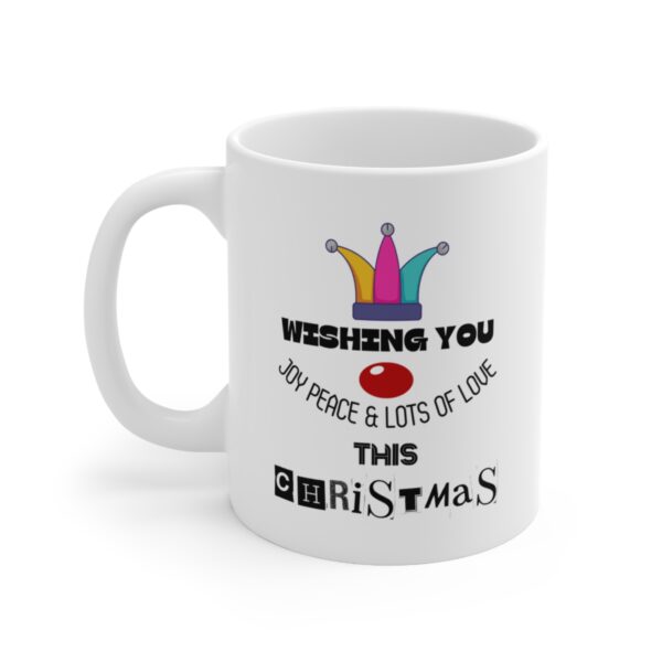 Christmas wishes – White Ceramic Mug Cup 11 oz Gift for Christmas - Image 3