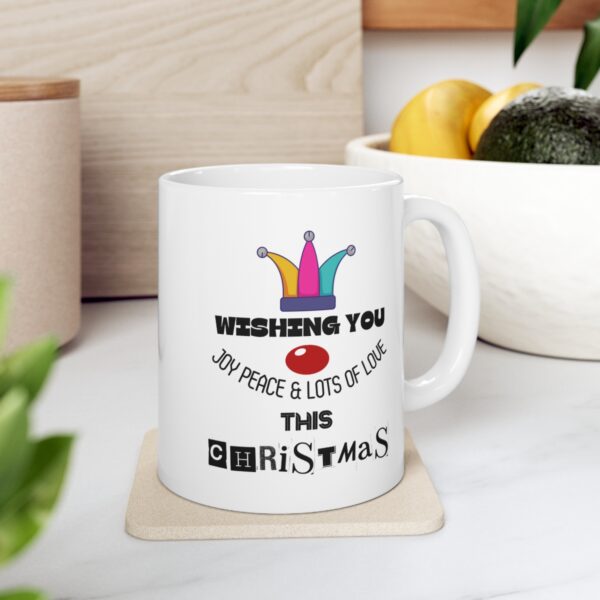 Christmas wishes – White Ceramic Mug Cup 11 oz Gift for Christmas - Image 7