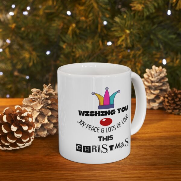 Christmas wishes – White Ceramic Mug Cup 11 oz Gift for Christmas - Image 9