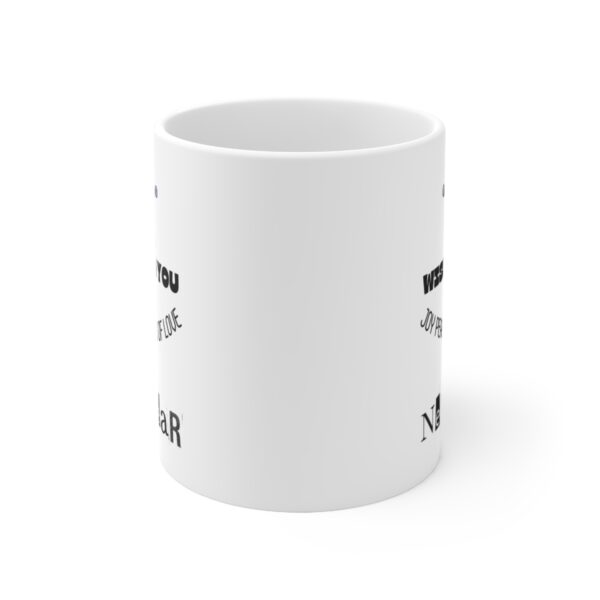 New Year wishes – White Ceramic Mug Cup 11 oz Gift for New Year - Image 2