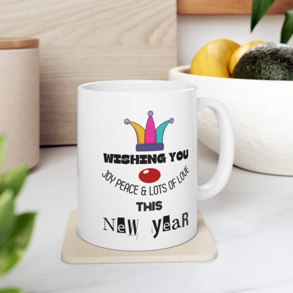 New Year wishes – White Ceramic Mug Cup 11 oz Gift for New Year - Image 7