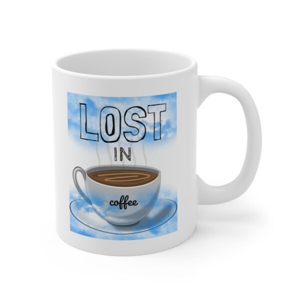 Lost in Coffee – White Ceramic Mug Cup 11 oz Gift for Lost Fans