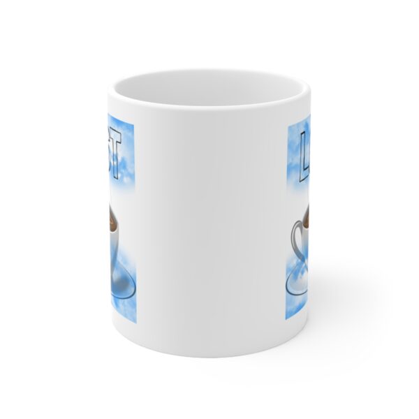 Lost in Coffee – White Ceramic Mug Cup 11 oz Gift for Lost Fans - Image 2