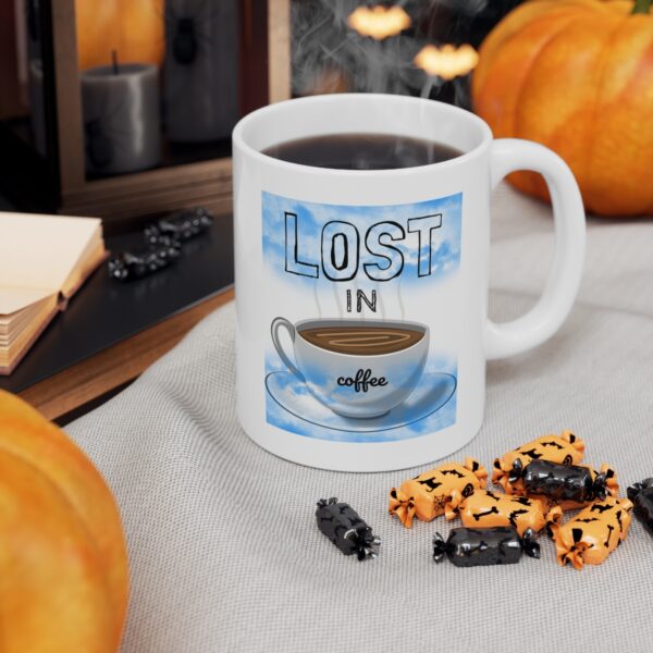 Lost in Coffee – White Ceramic Mug Cup 11 oz Gift for Lost Fans - Image 6