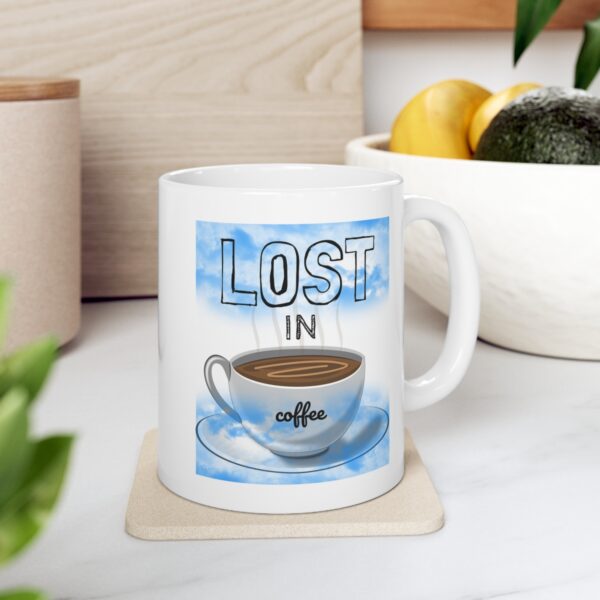 Lost in Coffee – White Ceramic Mug Cup 11 oz Gift for Lost Fans - Image 7