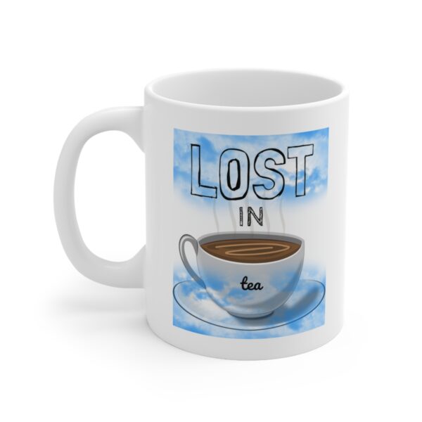 Lost in Tea – White Ceramic Mug Cup 11 oz Gift for Lost Fans - Image 3