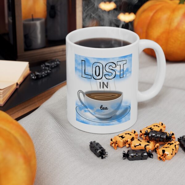 Lost in Tea – White Ceramic Mug Cup 11 oz Gift for Lost Fans - Image 6