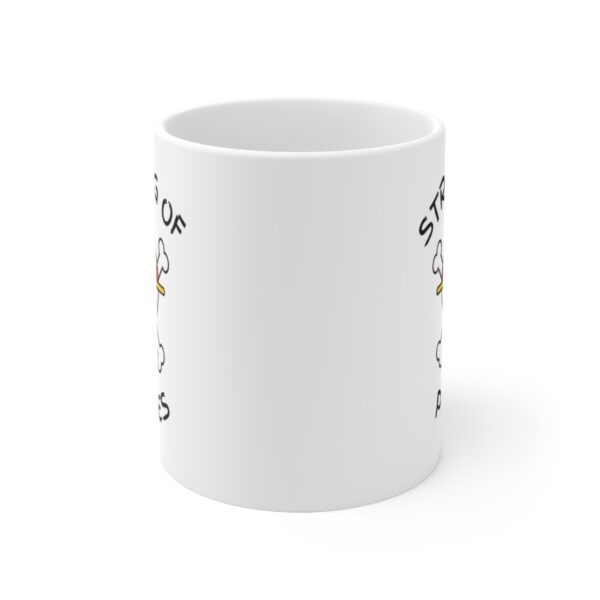 Straw Hat King of Pirate – White Ceramic Mug Cup 11 oz Gift for One Piece Pirate Fans - Image 2