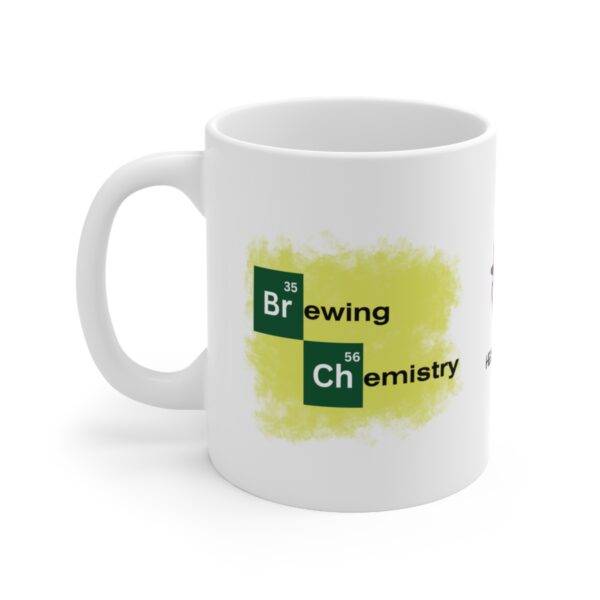 Brewing Chemistry Heisenburg Breaking Bad – White Ceramic Mug Cup 11 oz Gift for Chemist - Image 3