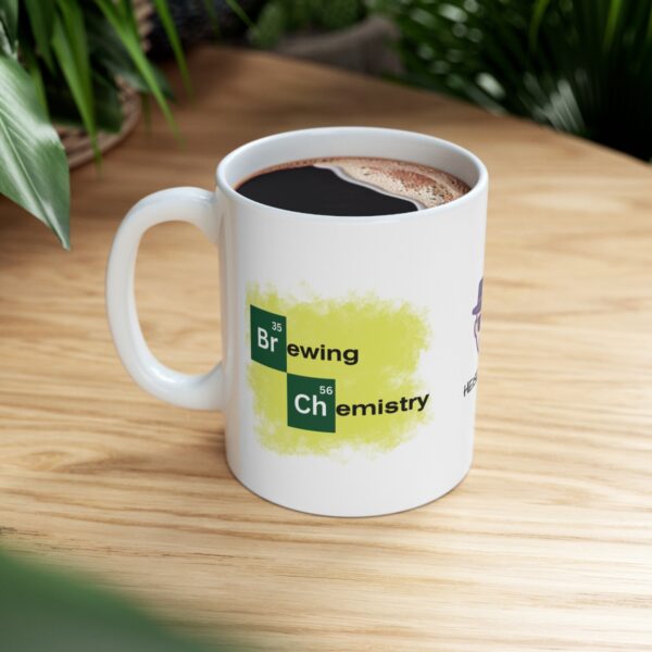 Brewing Chemistry Heisenburg Breaking Bad – White Ceramic Mug Cup 11 oz Gift for Chemist - Image 8