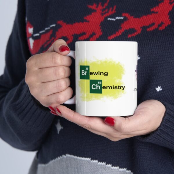 Brewing Chemistry Heisenburg Breaking Bad – White Ceramic Mug Cup 11 oz Gift for Chemist - Image 11