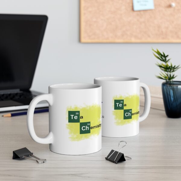 Tea Chemistry Heisenburg Breaking Bad – White Ceramic Mug Cup 11 oz Gift for Chemist - Image 5