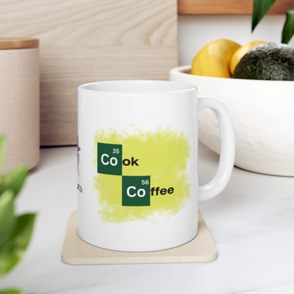 Cook Coffee Heisenburg Breaking Bad – White Ceramic Mug Cup 11 oz Gift for Chemist - Image 7