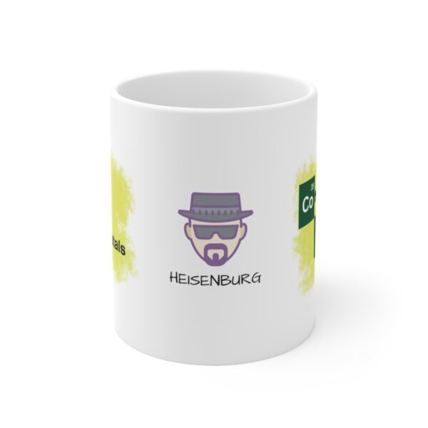 Coffee Crystals Heisenburg Breaking Bad – White Ceramic Mug Cup 11 oz Gift for Chemist - Image 2