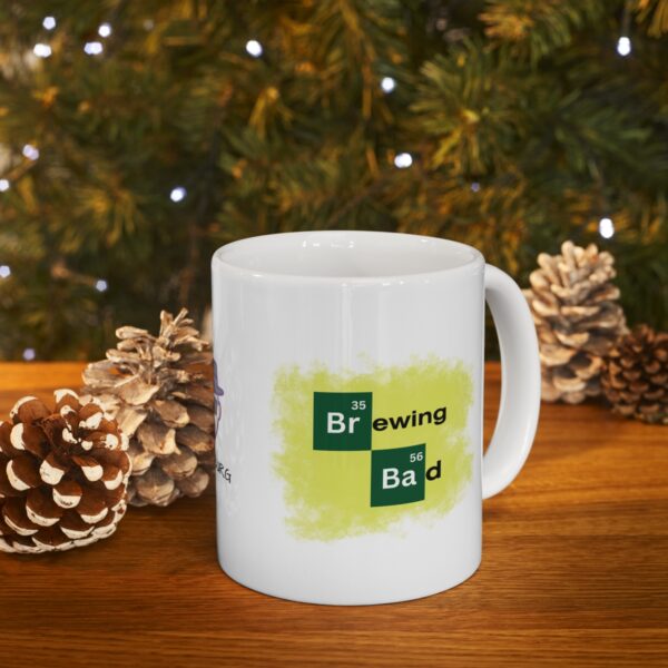 Brewing Bad Heisenburg Breaking Bad – White Ceramic Mug Cup 11 oz Gift for Chemist - Image 9