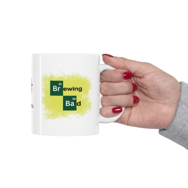 Brewing Bad Heisenburg Breaking Bad – White Ceramic Mug Cup 11 oz Gift for Chemist - Image 12