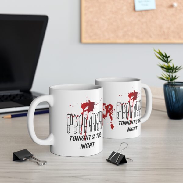 Tonights the Night - Dexter – White Ceramic Mug Cup 11 oz Gift for Dexter Fans - Image 5