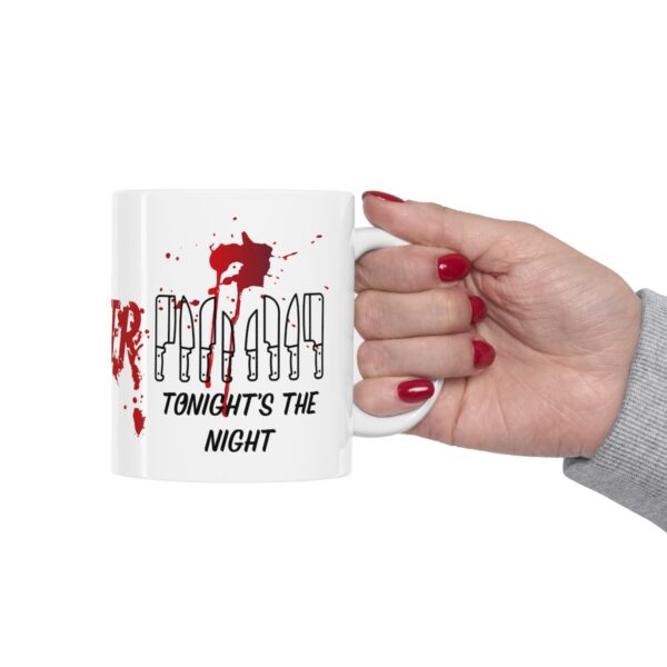 Tonights the Night - Dexter – White Ceramic Mug Cup 11 oz Gift for Dexter Fans - Image 12