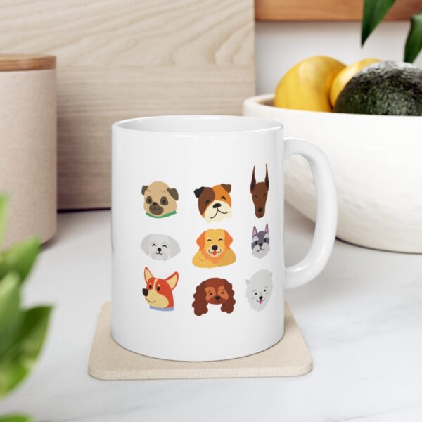 Dog Pet Owner – White Ceramic Mug Cup 11 oz Gift for Dog Lover - Image 7