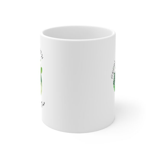 Save Earth - One Plant at a time - Dig Plant Repeat – White Ceramic Mug Cup 11 oz Gift for Gardeners Plant Lovers - Image 2