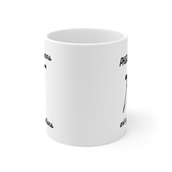 Photography - art of frozen time - shooting dreams - freezing emotions – White Ceramic Mug Cup 11 oz Gift for Photographers - Image 2