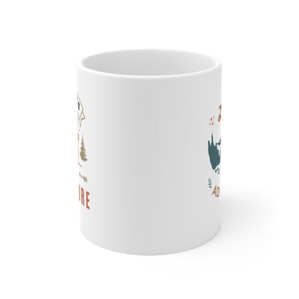 Lets go adventure - Say yes to new adventure – White Ceramic Mug Cup 11 oz Gift for Adventurers - Image 2