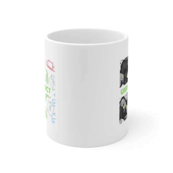 Game Addict - Gaming Freak – White Ceramic Mug Cup 11 oz Gift for Video Game Lovers - Image 2