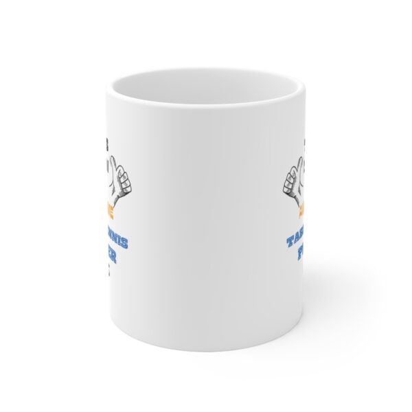 Awesome Table Tennis Player – White Ceramic Mug Cup 11 oz Gift for Table Tennis Player - Image 2