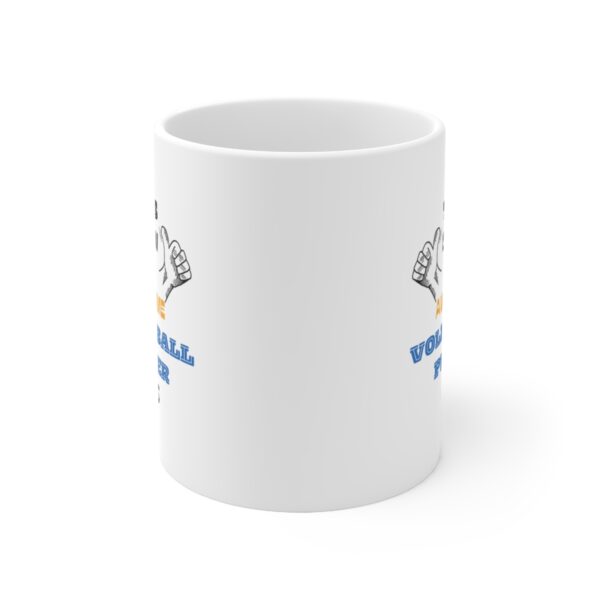 Awesome Volleyball Player – White Ceramic Mug Cup 11 oz Gift for Volleyball Player - Image 2