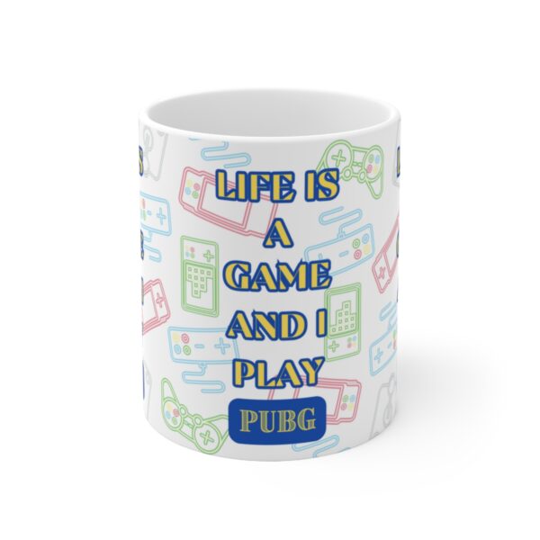 PUBG Mobile Game Mug – White Ceramic Mug Cup 11 oz Gift - Image 2