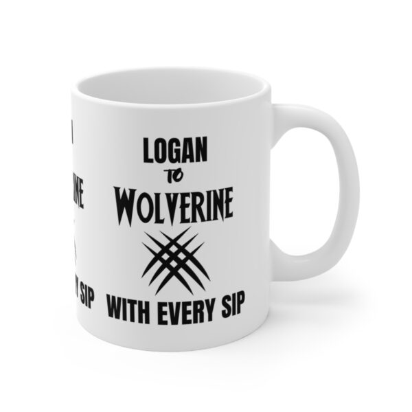 Wolverine Logan X Men Mug – White Ceramic Mug Cup 11 oz Gift