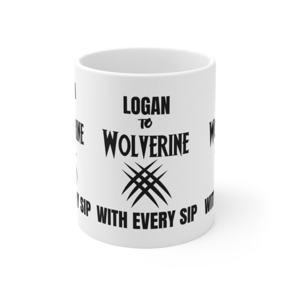 Wolverine Logan X Men Mug – White Ceramic Mug Cup 11 oz Gift - Image 2