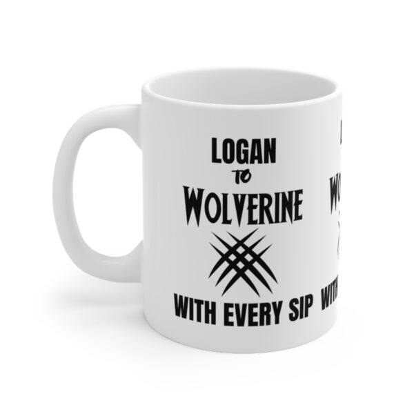 Wolverine Logan X Men Mug – White Ceramic Mug Cup 11 oz Gift - Image 3