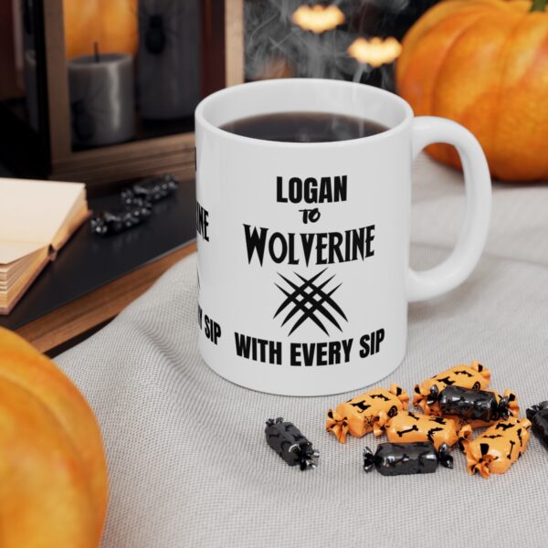 Wolverine Logan X Men Mug – White Ceramic Mug Cup 11 oz Gift - Image 6