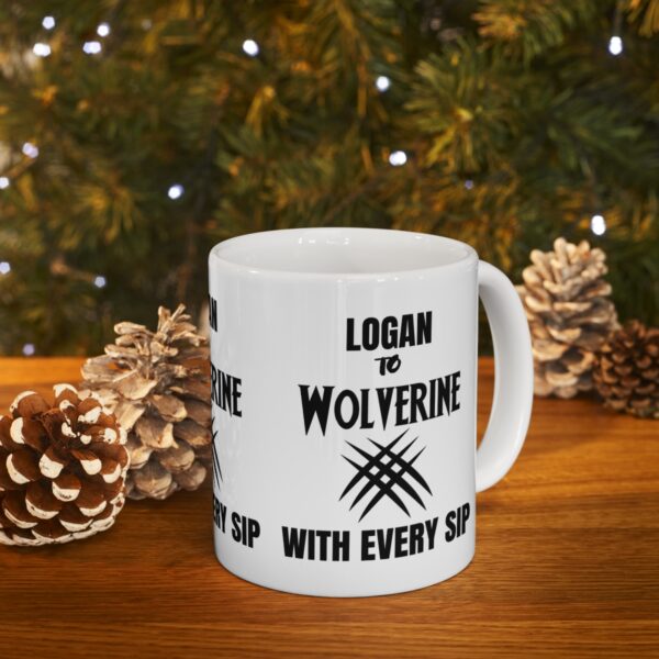 Wolverine Logan X Men Mug – White Ceramic Mug Cup 11 oz Gift - Image 9