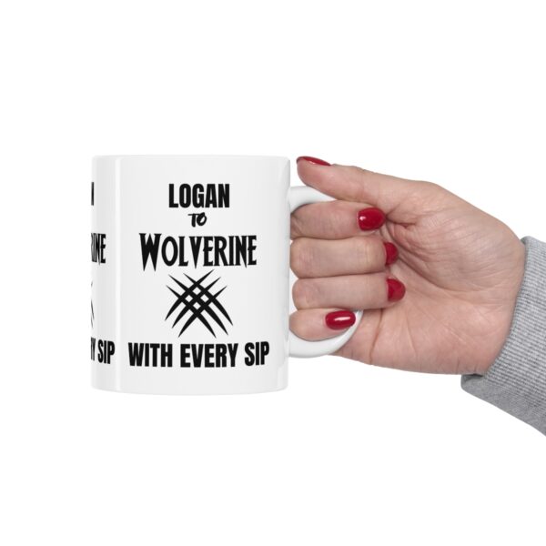 Wolverine Logan X Men Mug – White Ceramic Mug Cup 11 oz Gift - Image 12