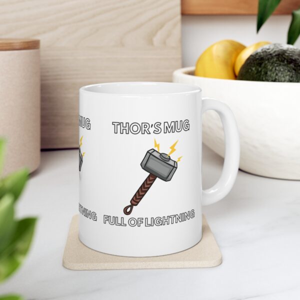 Thor Super Hero Avengers Mug – White Ceramic Mug Cup 11 oz Gift - Image 7