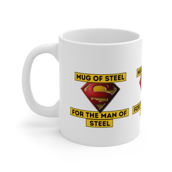 Superman Avengers Super Hero Mug – White Ceramic Mug Cup 11 oz Gift - Image 3