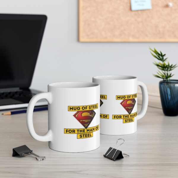 Superman Avengers Super Hero Mug – White Ceramic Mug Cup 11 oz Gift - Image 5