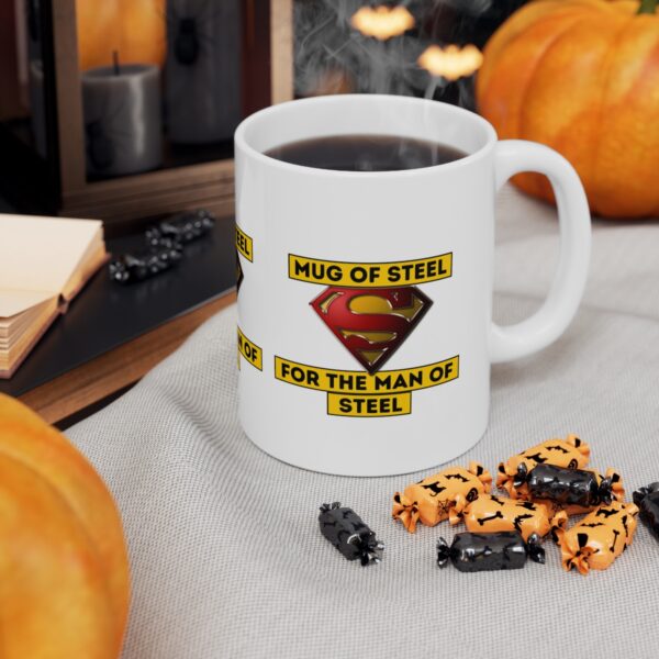 Superman Avengers Super Hero Mug – White Ceramic Mug Cup 11 oz Gift - Image 6