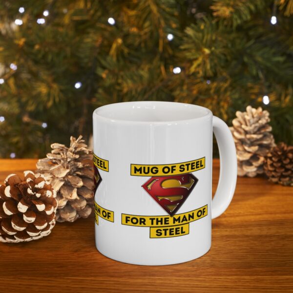 Superman Avengers Super Hero Mug – White Ceramic Mug Cup 11 oz Gift - Image 9